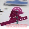 YUANCOX Student Rulers set of 4 pieces Drawing Straight Lines