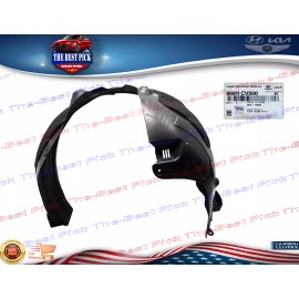 Kia GENUINE FRONT Fender Liner LEFT DRIVER For 2022-2024 Kia EV6 GT 86811CV500