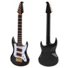 Guitar Model Plastic Material Mini Musical Instrument Desktop Ornament with