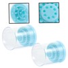 BIUDECO 2pcs Grinding Bits Storage Box for Nail Salon Nail