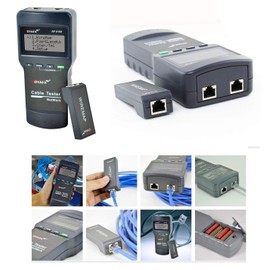 KALEA-INFORMATIQUE Professioneller Tester für RJ45-Ethernet-Netzwerke. Kartiert die Kabel und lokalisiert den Fehler genau über die Länge des getesteten Kabels.