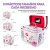 KFMX Set 3 Cosmetiqueras Necesser Chica Mediana Grande Modelos