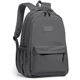 Lahrma Travel Backpack Womens, Lightweight 14 Inch Laptop Rucksack Bag for Men, Splash-proof & Casual Daypacks for School College Work (Grey)