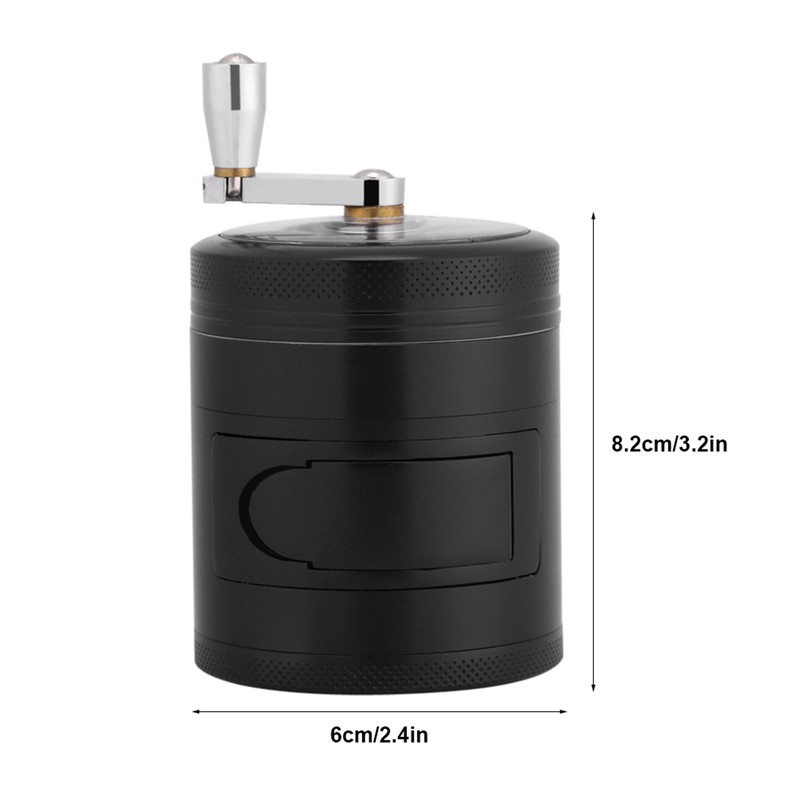 Manual Operated Zinc Alloy Herb &amp; Spice Kitchen Grinder with