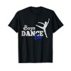 Boys Dance Too ballerino regalo uomo ballerino Maglietta