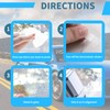 12 Pcs Electrostatic Windshield Dashcam Stickers, Prevent Scratching & Falling,