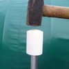Aquagart Practical impact aid for posts made of shatter-proof Sustamid