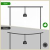 YATINEY Laundry Sorter 4 Section, Rolling Laundry Hamper with Hanging
