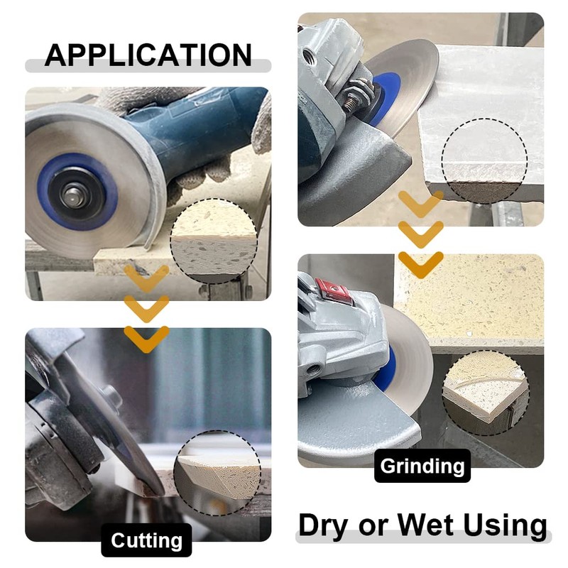 SHDIATOOL Diamond Cutting and Grinding Disc for Angle Grinder with