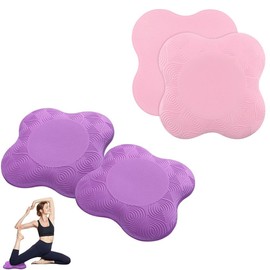 4-Pack Extra Thick Yoga Knee Pads – Non-Slip Foam Support Cushions for Knees, Elbows, Wrists or Hands – Soft, Durable, Joint Protection for Men and Women