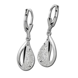 SilberDream SDO4395O Women's Drop Earrings 925 Sterling Silver Earrings, Sterling Silver