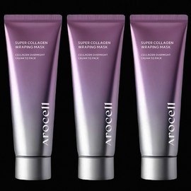 Arocell Super Collagen Wrapping Mask 80ml x 3 / 아로셀 슈퍼 콜라겐 랩핑 마스크 80ml x 3개