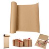 Xinghonyac Brown Wrapping Paper, Brown Kraft Paper Roll, Kraft Gift