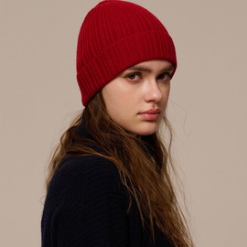 Ohhvvow Cashmere Knit Beanies Winter Hats for Women and Men, Soft Warm Beanie Hat Ladies Skull Beanies Cap