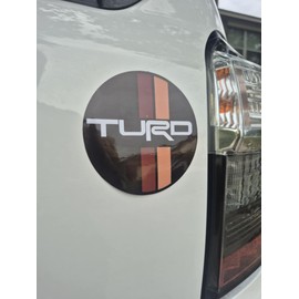 TURD Sticker – Parody Decal | Funny 4” Circle Waterproof Vinyl for Tacoma, Tundra, 4Runner, Supra & More