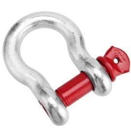 SINJEUN 1 Inch Bow Shackle, Heavy Duty d Ring Shackles with 1-1/8 Inch Screw Pin for Rigging, Lifting and Moving, Working Load Limit 18,700 Lbs/8.5 Tons