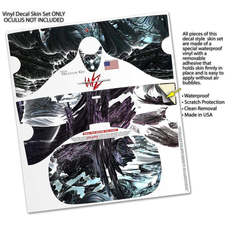 Decal Style Skin Wrap Compatible with Oculus Go Headset -