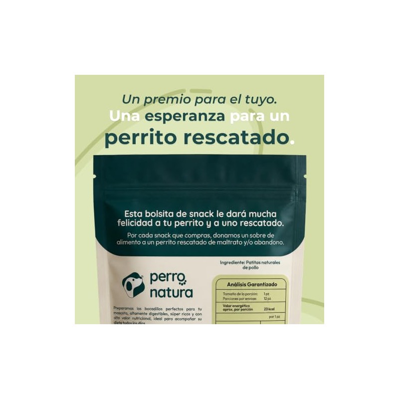 Premios Patitas de Pollo 12pz - Libre de Hormonas Premium