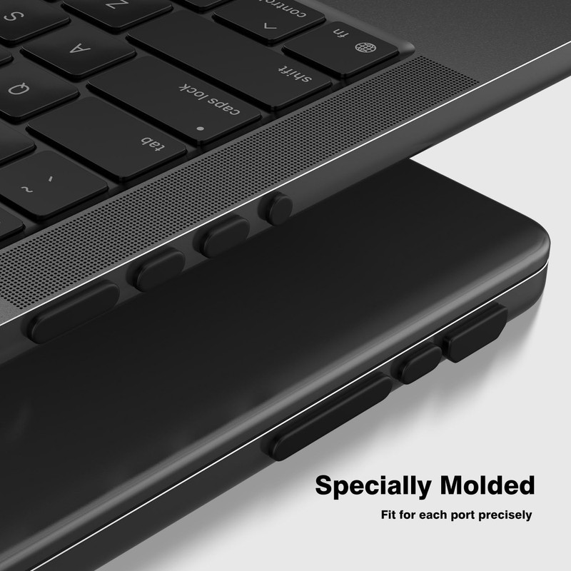 21PCS Anti Dust Dirt Plug Port Cover Compatible 2026-2021 MacBook