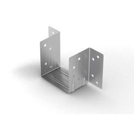 BPC Fixings Galvanised Mini Timber to Timber Joist Hanger 10-Piece Set, 50 mm Width