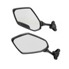 Pair Motorcycle Rearview Mirrors Black Visibility Replacement for Honda CBR