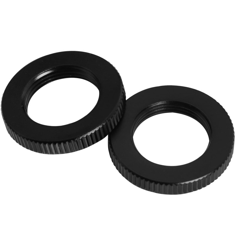 Knurled Microphone Stand Nut LUORNG 4PCS 5/8"-27 Dual Lock Nuts