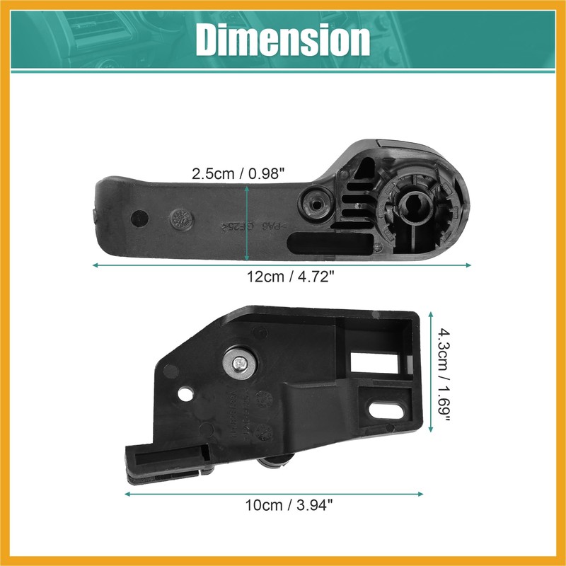 Partuto 1 Set Hood Latch Release Handle Bracket Assembly 1KD823633A