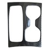 YUNHECAM Carbon Fiber Pattern Car Gear Shift Knob Cover Panel