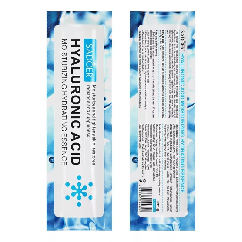 Universo en Linea Acido Hialuronico Facial, Antiedad, Manchas, Acne 5pzs
