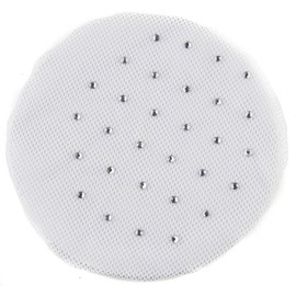 Mytoptrendz®- Pack of 2 Classic Mesh Net Bun Hair Nets Elasticated Sparkly Diamante Crystal Studded For Girls Women Dancer and Equestrian Bun Holders (1 Black & 1 White)