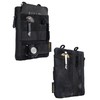VIPERADE VE18N-OW Waxed Canvas Zipper Wallet, Slim Pocket Pouch, 3