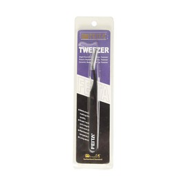 False Eyelash Applicator - FEITA Professional Curved Eyelashes Extension Tweezer for Easy Lashes Application and Removal - Black - 1Pc