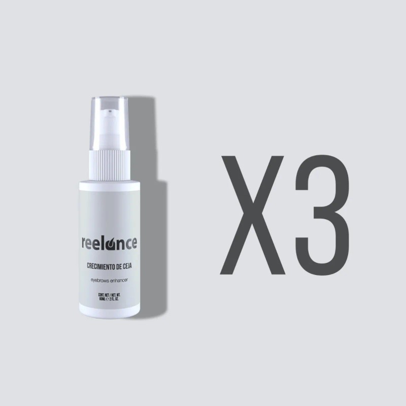 Tres Potenciadores Para Crecimiento De Cejas Reelance