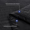 HYMOKEGE Black Duvet Cover Queen Size, Ultra Soft & Breathable