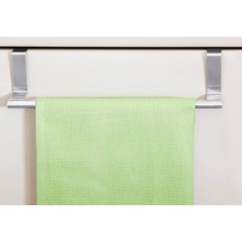 chg 3413 Door Towel Rail Made of Stainless Steel Silver feiem, 29, 5 x 6.5 x 7 cm