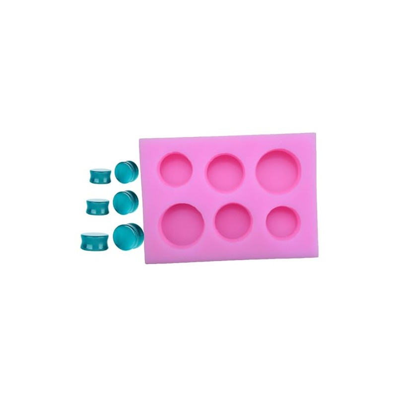 Noraling Ear Gauge Molds for Resin,Ear Gauge Plug Mold 3