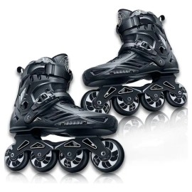 Patines en Línea Profesionales Alniaka 0045A Fitnees Freeskate Color Negro Talla de los Patines 27.5cm