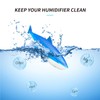 Leemone Humidifier Cleaner Shark, Demineralization Float Shark Compatible with All