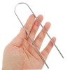 VILLFUL 12pcs U Shaped Garden Ground Stakes for Tents Trampolines