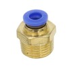 Pneumatic Plug Connection 1/2 Inch to 12 mm Pneumatic Hose