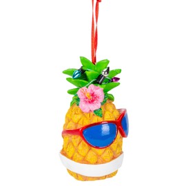Pineapple With Sunglasses Ornament For Personalization