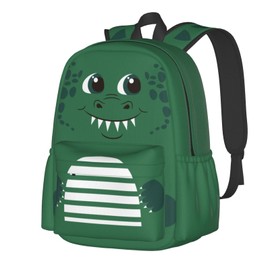 Dinosaur Backpack Adjustable Strap Shoulder Bag Laptop Backpack Casual Daypack For Travel Work 16 Inches