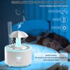 Regenschirm Luftbefeuchter, 300ml Rotierender Luftbefeuchter mit Fernbedienung 7-Farben LED Luftbefeuchter