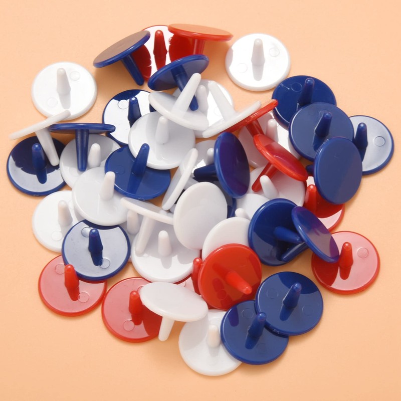 50 PCS Golf Ball Marker 18mm Random Color