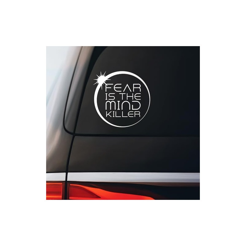 Fear is The Mind Killer Quote Sticker Decal Laptop Notebook