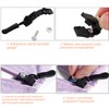 Zip Slider Replacement, Pack of 15 Fix Zip Pulls, Removable