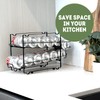 DINEST 2-Pack Stackable Soda Can Organizer - Rust Resistant Rack