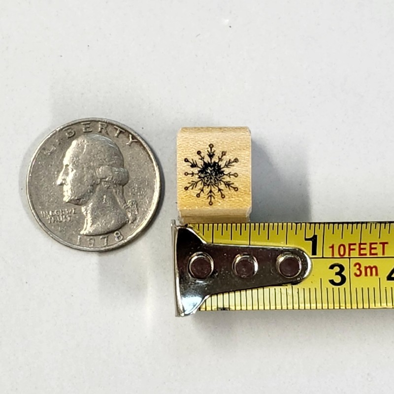 Mini Snowflake Rubber Stamp Set