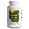 Vitamin D3 2000 I.E. mit 100μg Vitamin K2-180 vegetarische Tabletten