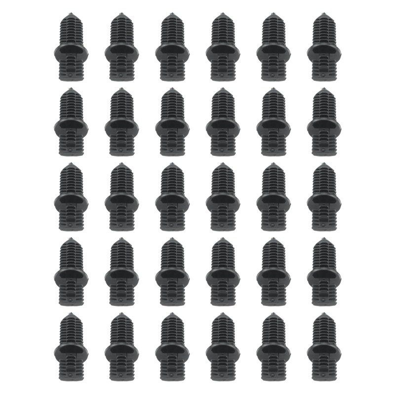Topkidame 30pcs Double End Xmas Tree Retainer Clip Fastener 11/32"